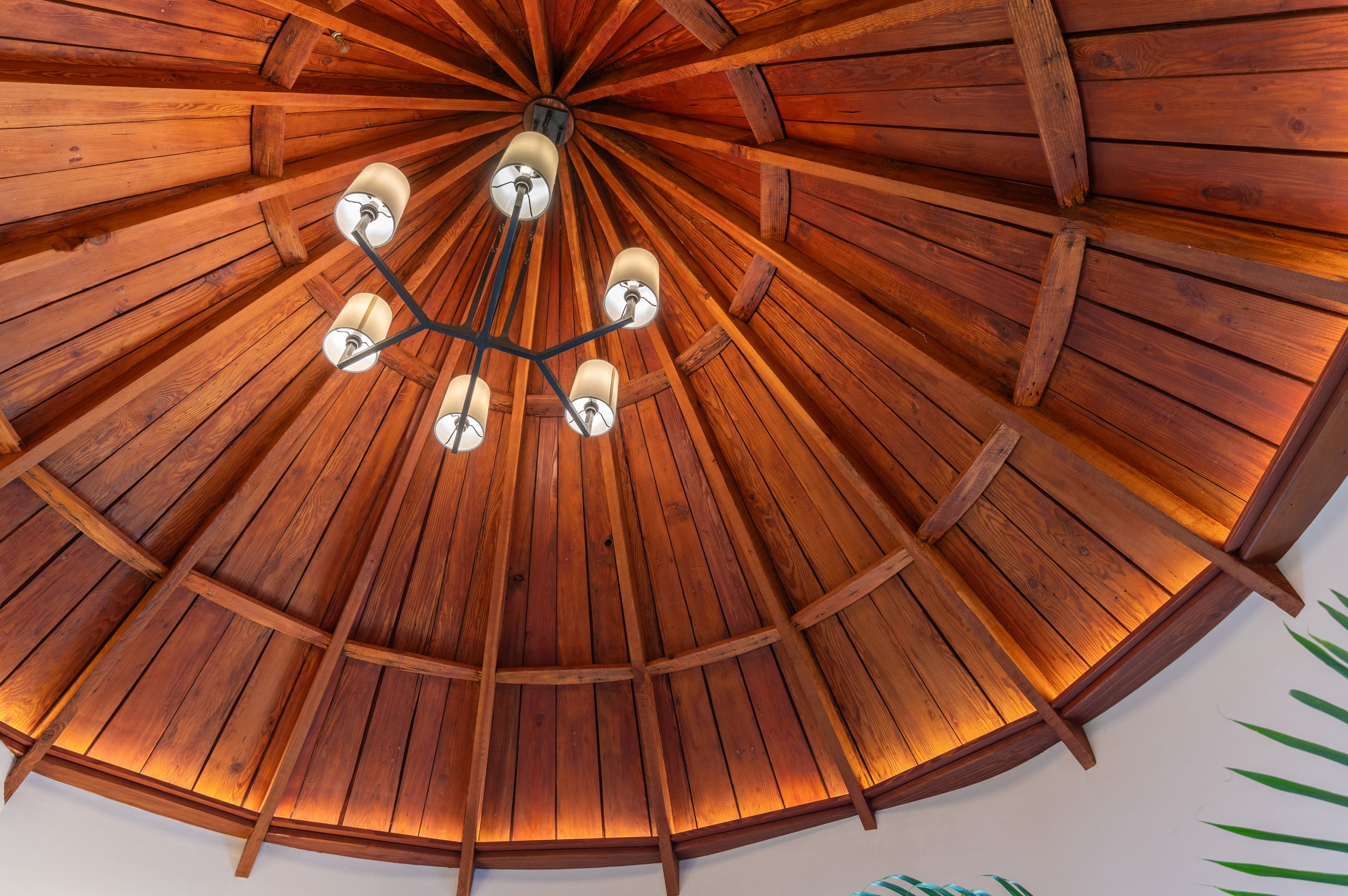 Interior view of the turret in Castle House