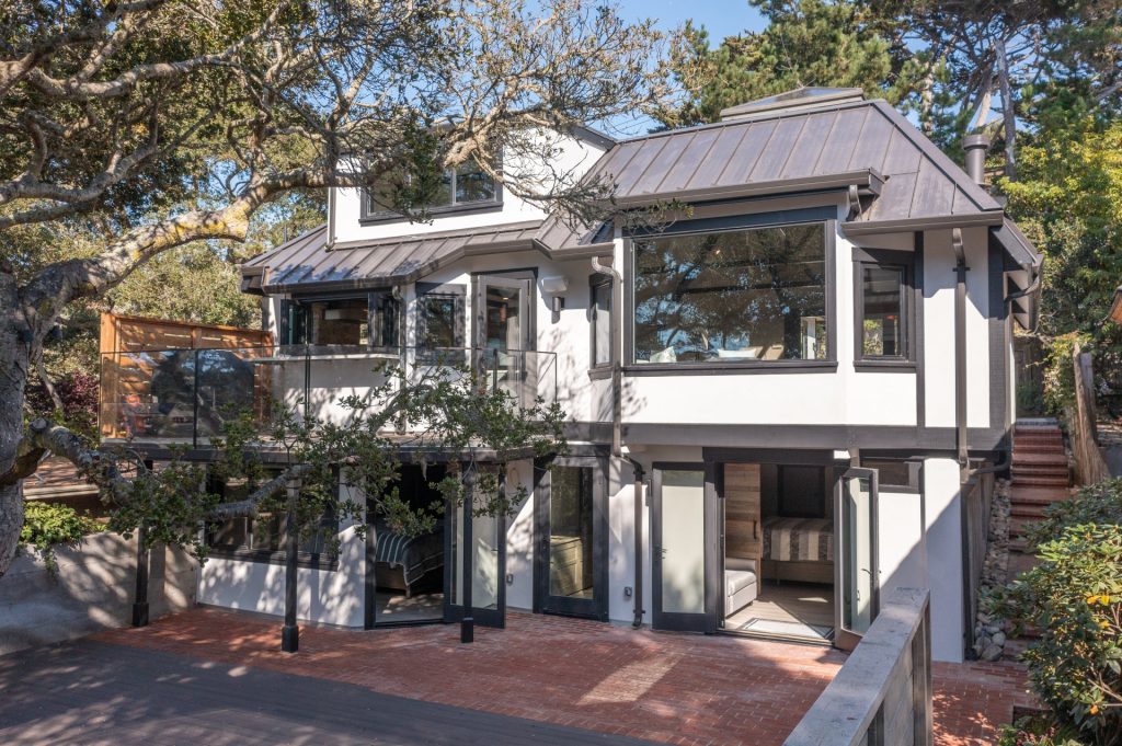Murphy Bungalow remodel pairing a 1933 Carmel cottage with a modern addition