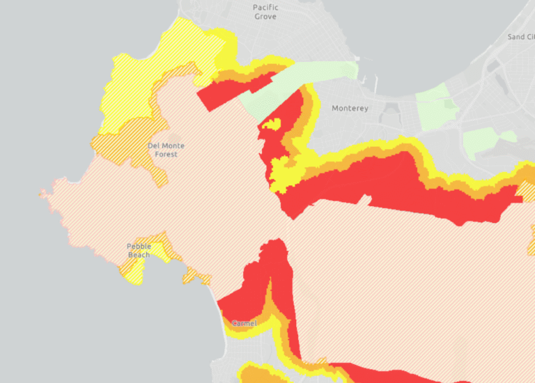 Fire Risk Map Monterey