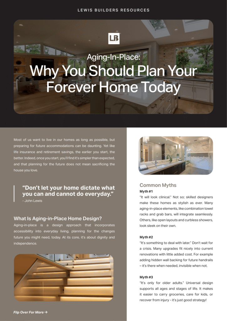 Lewis Builders Aging in Place Resource